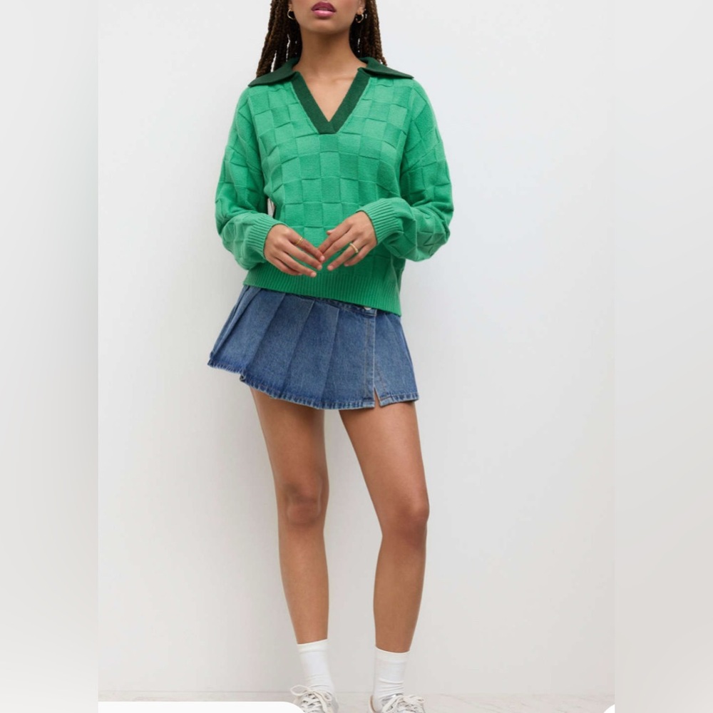 CIDER COLLAR LONG SLEEVE KNITTED NWT 4XL